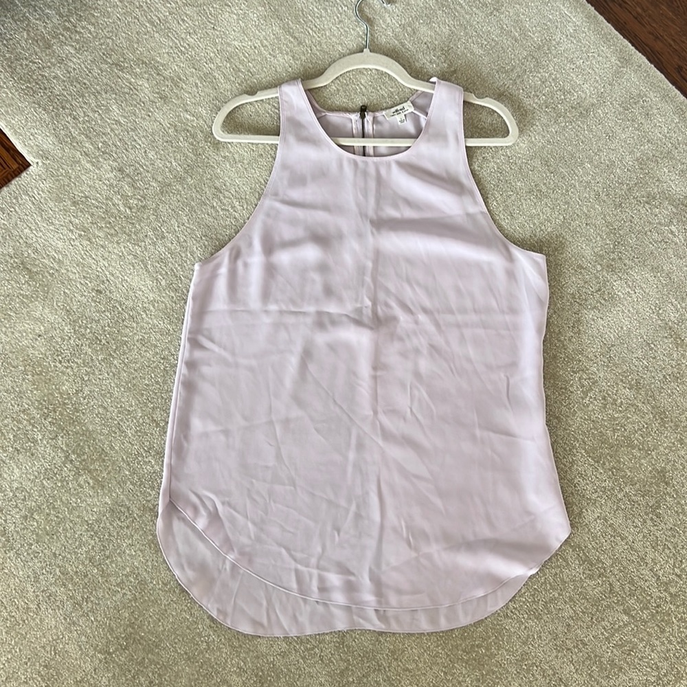Lilac racer back blouse